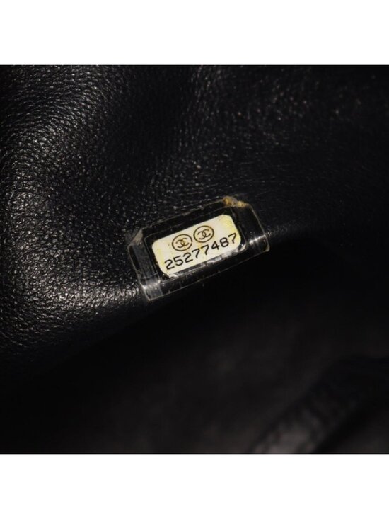 Chanel Backpack CC Filigree Quilted Black Caviar Leather Chain main image 10